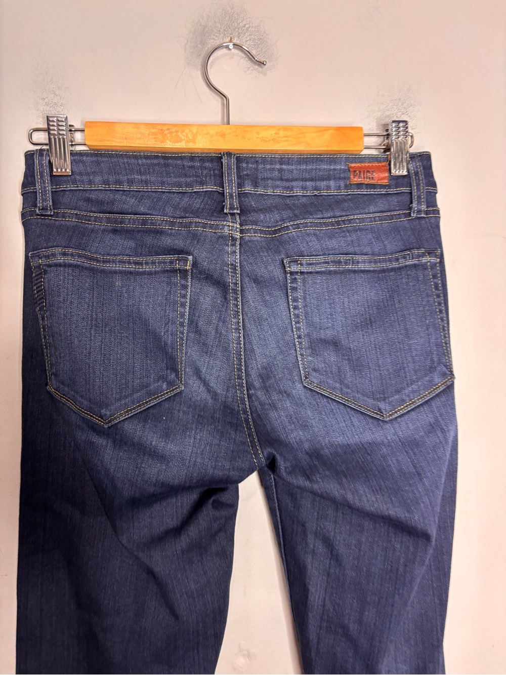 Paige Verdugo Ankle Dark Wash Blue Skinny Jeans Sz 27 - Picture 8 of 15